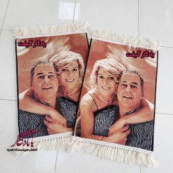 تصویر تابلو فرش سفارشی بافت چهره با عکس دلخواه شما سایز ۵۰*۷۰ تا ۱۵۰*۱۰۰ 