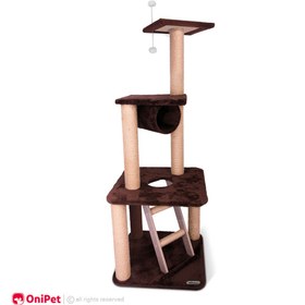 تصویر درخت گربه سه طبقه نینا پت کد F cat tree ninapet code ‌F