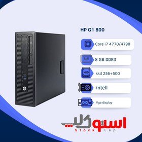 تصویر کامپیوتر طراحیHP کیس Core i7/ram 8/ssd256 