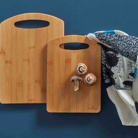 تصویر Karaca تخته برش استارک 2 28/33 سانتی متر Karaca Stark 2'li Bambu Kesme Tahtası 28/33 Cm