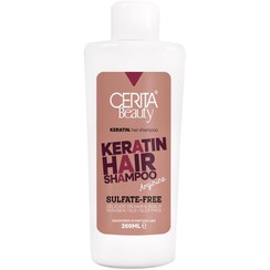 تصویر شامپو فری سولفات مناسب موهای کراتینه سریتا بیوتی KERATIN HAIR SHAMPOO