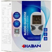 تصویر دستگاه تست قند خون دیابان همراه با 25 عدد نوار ا Blood glucose monitoring system DIABAN Blood glucose monitoring system DIABAN