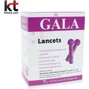 تصویر لانست 4 پر گالا (سوزن تست دستگاه قند خون دیابت) 100 عددی 