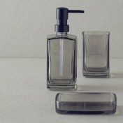 تصویر ست سرویس بهداشتی 3 پارچه انگلیش هوم گلوریا خاکستری 