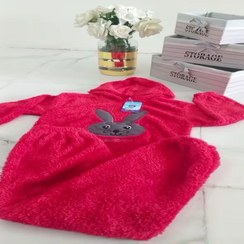 تصویر هودی شلوار بره ای دخترانه 