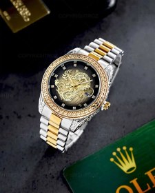 تصویر ساعت مچی مردانه رولکس ROLEX طرح اژدها مدل 1264 