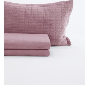 تصویر ست روتختی یک نفره آلوین - صورتی کمرنگ برند favora Alvin Single Bedspread Set - Dusty Rose