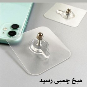 تصویر میخ چسبی دیواری شش عددی 