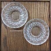 تصویر زیر لیوانی طرح آنجلیکا بلور تراش دار 