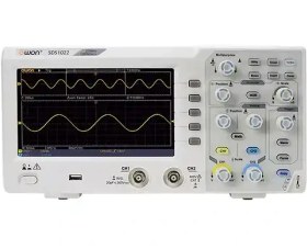 تصویر اسیلوسکوپ دیجیتال 20MHz دوکاناله مدل SDS-1022 