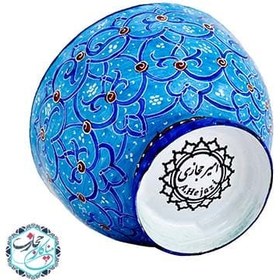 تصویر کاسه مسی میناکاری 