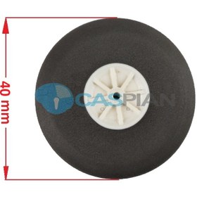 تصویر چرخ فومی هواپیمای کنترلی سایز 40 میلی متر (جفت) کد 82184 