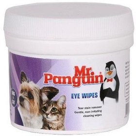 تصویر دستمال مرطوب تمیز کننده چشم سگ و گربه مستر پنگوئن ا Mr.Panguin Eye Wipes Mr.Panguin Eye Wipes
