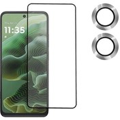 تصویر گلس موتورولا Moto G35 | محافظ صفحه نمایش موتورولا G35 (شفاف +HD) 