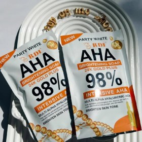 تصویر صابون سفید کننده گلوتاتیون aha soap aha brighten skin