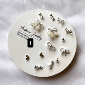 تصویر پک گوشواره میخی کد0838 