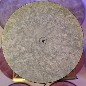 تصویر دف خورشیدی سبز پسته ای 