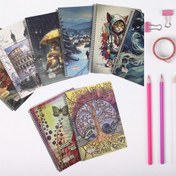 تصویر دفتر مدرسه 100 برگ فانتزی و کلاسیک با طرحهای جذاب مجموعه کامل نوشت افزار، ملزومات مدرسه و اداری با ارسال سریع