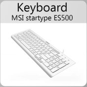 تصویر کیبورد استوک مدل MSI startype ES500 