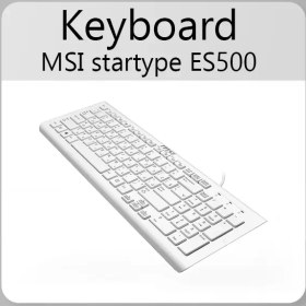 تصویر کیبورد استوک مدل MSI startype ES500 