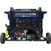 تصویر موتور برق هیوندای مدل HG-8686 ظرفیت ۸.۵ کیلووات بنزینی تک فاز 