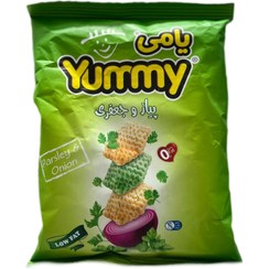 تصویر چیپس بزرگ پیازجعفری یامی yummy 