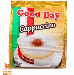 تصویر کاپوچینو فوری گود دی Good day با گرانول های شکلات بسته 30 عددی 20 