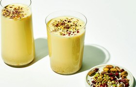 تصویر شیر پسته زعفرانی - یک کیلویی Saffron pistachio milk