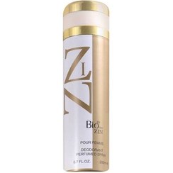 تصویر اسپری بدن زنانه مدل Zin حجم 200 میلی لیتر بیو استار Bio Star Zin Deodorant Spray For Women 200ml