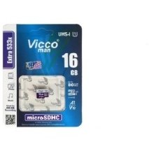 تصویر کارت حافظه microSDHC ویکو من مدل Extre 533X کلاس 10 استاندارد UHS-I U1 سرعت 80MBps ظرفیت 16 گیگابایت 