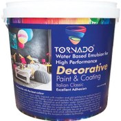 تصویر استاسیلک، پوشش دکوراتیو صدفی روستیک، ابریشمی براق تورنادو Stasilk - Code: 1005