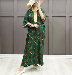 تصویر پیراهن ساحلی زنانه طلاکوب سایز ۴۰ تا ۵۲ نخی 