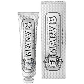 تصویر خمیر دندان سفید کننده مارویس Marvis Whitening Mint حجم ۲۵ میل بدون جعبه Marvis Whitening Mint Toothpaste 25 ml