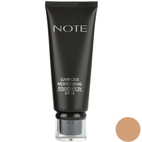 تصویر ‫کرم پودر نوت مدل Luminous با SPF15 حجم 35 میل شماره 12 Note Luminous Moisturizing Foundation SPF15 35ml No.12