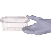 تصویر ظرف یکبار مصرف ماکروویو مدل تورکو طب پلاستیک 