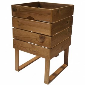 تصویر گلدان چوبی ترموود 