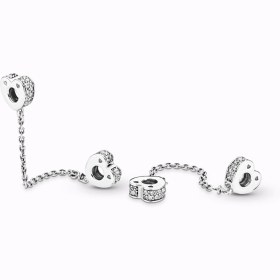 تصویر استاپر زنجیر ایمنی قلب درخشان پاندورا 