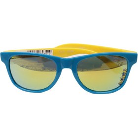 تصویر عینک بچگانه طرح مینیون آبی و زرد 
