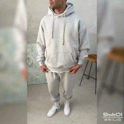 تصویر ست هودی و اسلش جاگر کد 001 