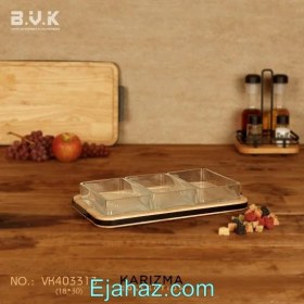 تصویر اردوخوری چوبی بلور بی وی کی 3 خانه 403313 