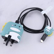 تصویر ست محافظ کابل و کلگی سامسونگ طرح دایناسور 