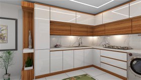 تصویر کابینت هایگلاس - دلخواه 