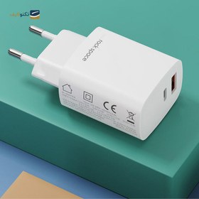 تصویر شارژر دیواری راک اسپیس مدل T51 توان 30 وات Rock Space T51 30 watts wall charger