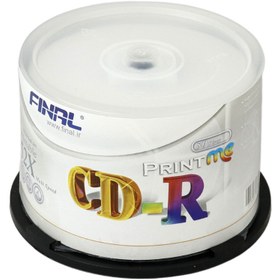 تصویر CD خام فینال Final Printme بسته 50 عددی Final Printme CD-R 700MB 50PCS