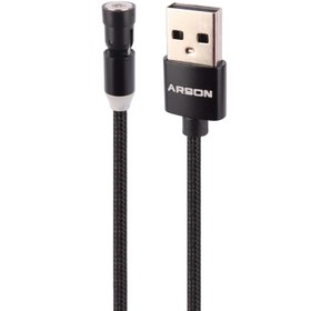 تصویر کابل مگنتی میکرو یو اس بی فست شارژ Arson AN-Q36 1m Arson AN-Q36 1m MicroUSB Fast Magnetic Cable