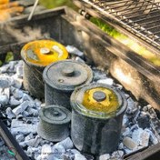 تصویر ظرف دیزی سنگی مدل کافه‌ای سه‌نفره ویراف‌دخت 