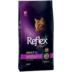 تصویر غذای خشک گربه بالغ رفلکس پلاس گورمت با طعم مرغ 15 کیلوگرم ا Reflex Plus Gourmet adult cat food with Chicken 15Kg Reflex Plus Gourmet adult cat food with Chicken 15Kg