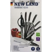 تصویر سرویس چاقوی آشپزخانه 9 پارچه نیولند NewLand NL-2254 ا KNIFE SET KNIFE SET