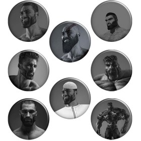 تصویر پیکسل ابیگل طرح کاکاسنگی گیگاچاد کد 022 مجموعه 8 عددی 
