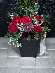 تصویر دسته گل شمعی 